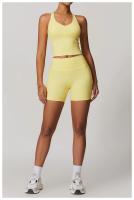 Pantalones Cortos de Yoga de Cintura Alta Nylon Transpirable y Secado Rápido - details 10