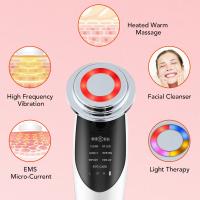 Masajeador Facial de Microcorriente EMS Terapia de Luz Roja Fotón Levantamiento Facial - details 1