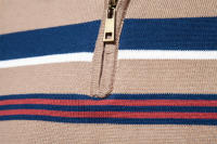 Suéter de punto medio para hombre, tops casuales a rayas, otoño e invierno - details 25
