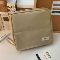Bolsa para bolígrafos, bolsa de maquillaje Vertical, bolsa de cosméticos de gran capacidad dividida, almacenamiento de brochas de maquillaje, bolsa de almacenamiento multifuncional para el cuidado de la piel - details 5