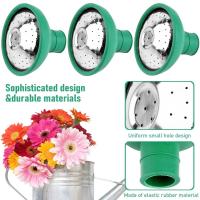 Cabezal de regadera a prueba de golpes, boquilla rociadora de plástico ampliamente Compatible, ahorro de agua, aspersor de agua ajustable, cabezal de rosa, 2 uds. - details 2