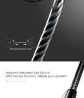 Dynamic Surround Stereo 3.5MM Wired Earphones With MIC Noise Cancelling HiFi Bass In Ear Sleep Game Sport Music Earbuds - details 8