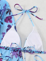 Microbikini de 3 piezas para mujer, traje de baño estampado, conjunto de Bikini Sexy, ropa de playa, Bikini estampado 2024 - details 16