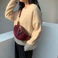 Bolso Cruzado de Cuero Falsio Elegante Correa de Cadena Chic, Diseño Sólido, Cierre de Cremallera, Perfecto para Uso Diario, Viajes y Actividades al Aire Libre - details 20