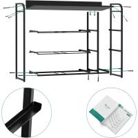 Cajonera de Tela Extraíble de 7 Cajones Almacenamiento de Tela Cómodo para Sala de Estar, Dormitorio, Habitación Infantil Gris Oscuro - details 33