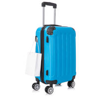 Maleta Cabina ABS 55x40x20cm 40L - 20 Pulgadas - Ruedas Giratoriasdoblescon360ª - Ryanair Vueling Iberia Wizzair - Negro/Azul/RosaDorado/Plateado/Amarillo/Rojo/RosaChicle/Turquesa/Verde/Menta/Morada - details 6
