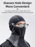 Máscara de Esquí ROCKBROS para Invierno con Forro de Lana Térmica Cubierta Completa para Snowboard y Ciclismo al Aire Libre Resistente al Viento Material de Poliéster Cuidado de la Gorra Lavable en Máquina - details 7