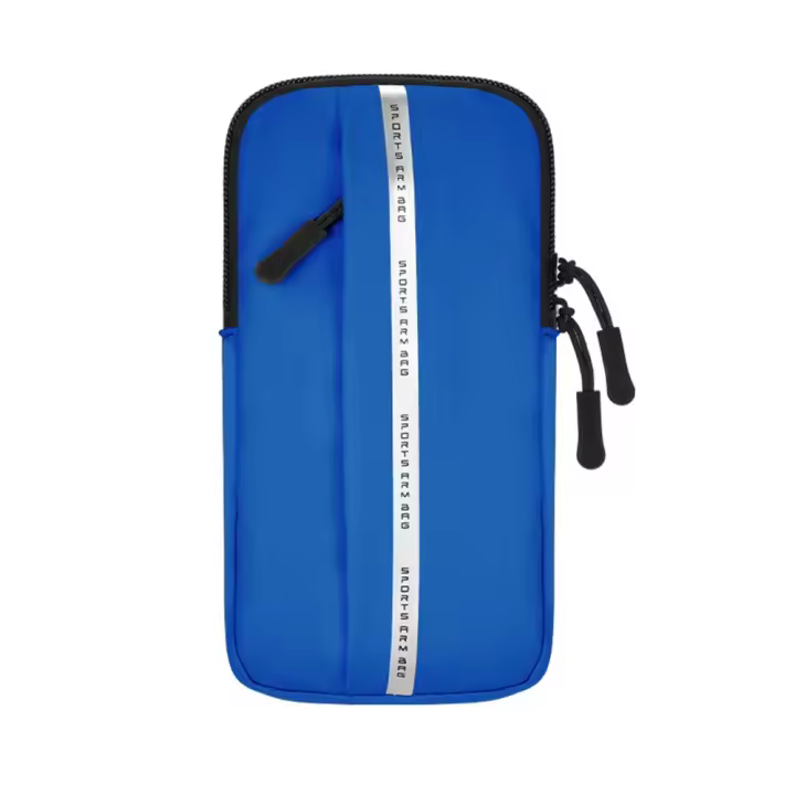 Bolsa de brazo para teléfono móvil para correr de PU, soporte elástico para teléfono para correr de gran capacidad, brazalete ligero impermeable, funda para teléfono deportivo - 1