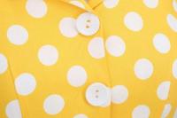 2025 nuevo Hepburn verano Vintage lunares mujeres Halter elegante fiesta 50s 60s Rockabilly Pin Up túnica Swing vestido de cola - details 20