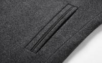 Trajes de Blazer de Cachemira para Hombres Ajuste Delgado, Cuello Alto, Traje de Negocios Casual - details 9