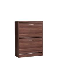 Inicio Descuento Armario Zapatero con 2 cajones para organizar y almacenar Zapatos, de la Marca, Mueble de Madera con cajones, Madera de Nogal - details 10