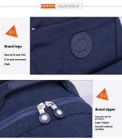 TEGAOTE-Mochila impermeable de nailon para ordenador portátil para mujer, bolsa de viaje para niños - details 13