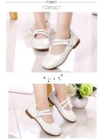 Zapatos de cuero con flores para niña, calzado plano de princesa para fiesta de boda, dulce y suave, clásico, para primavera y otoño - details 13