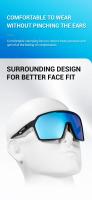 Gafas de Sol Ligeras para Ciclismo Kapvoe Protección UV400 para Deportes y Exteriores - details 6