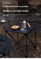 Mesa de camping multifunción parrilla plegable al aire libre Portátil - details 4