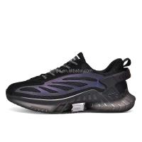 Nuevo 2025 Zapatillas de malla de alta calidad Modal, zapatos fluorescentes de marca para correr, Zapatillas deportivas de baile para hombre, baratas - details 4
