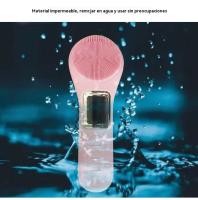 radiofrecuencia facial Nuevo cepillo de modelo privado, leche facial de silicona, fábrica de cepillo facial eléctrico a temperatura constante masajeador Cepillo facial eléctrico - details 5