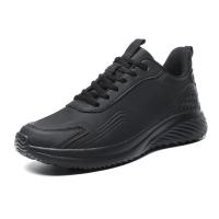 Zapatillas de deporte con amortiguación de cuero zapatos para correr casuales ligeros para hombres zapatos para hombres de otoño e invierno - details 1