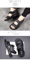 Sandalias de Deportes de Verano para Hombres Zapatos de Playa de Cuero Antideslizante - details 11