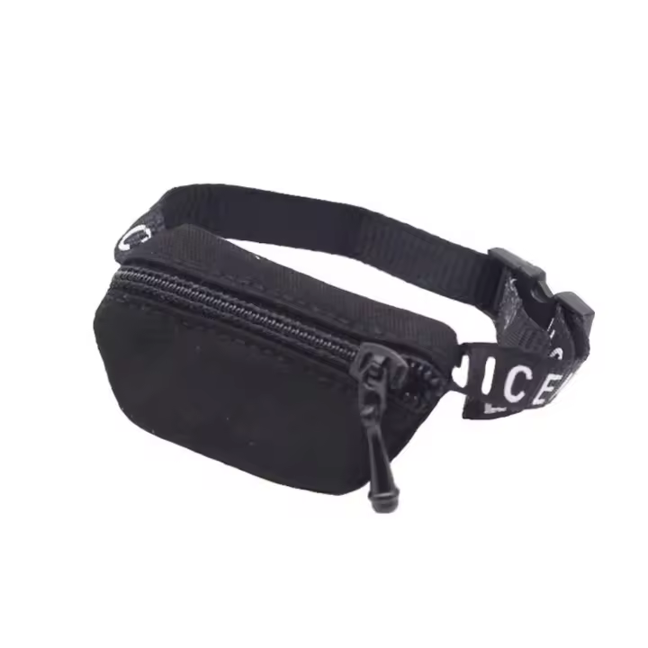 Ropa para muñeca Molly, bolso cruzado para muñeca BJD Ob11, ropa de bebé, bolso para muñeca en miniatura multicolor con cremallera, paquete de cintura para muñeca BJD 1/6 - 1
