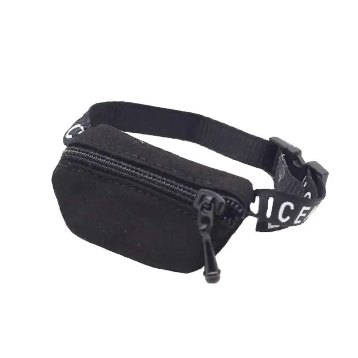 Ropa para muñeca Molly, bolso cruzado para muñeca BJD Ob11, ropa de bebé, bolso para muñeca en miniatura multicolor con cremallera, paquete de cintura para muñeca BJD 1/6 - 1