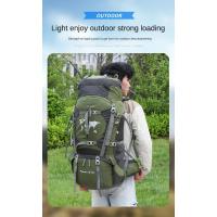 Mochila de senderismo de tela Oxford, alta capacidad, para exteriores, viajes, Camping, soporte, 75 litros - details 2