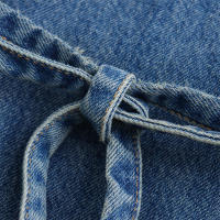 Chaqueta vaquera desgastada con cuello redondo para mujer Nueva moda de verano - details 7