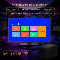 Vivicine Y7 Teatro en Casa Portátil Resolución 720P WIFI Soporte para Teléfono Proyector de Video - details 5