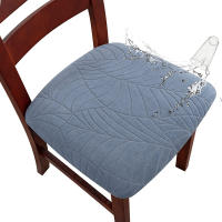 Funda de cojín cuadrada de cuero PU para silla, fundas impermeables para asiento de cocina y comedor, fundas de cojín para asiento de silla de comedor extraíbles - details 22