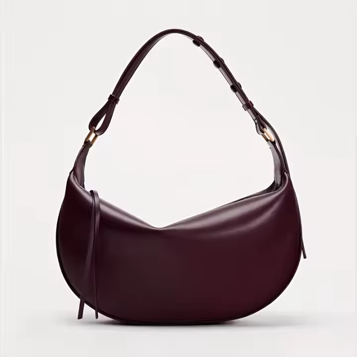 1 bolso cruzado vintage para mujer: correa de hombro ajustable, herrajes en tono dorado y cierre de cremallera, bolso ligero - 1