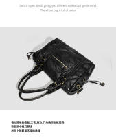 Bolso de locomotora francesa bolso de mensajero de hombro bolso de mano bolso grande bolso de gran capacidad para mujer bolso de lavado - details 8