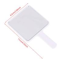 Espejo de maquillaje de mano, espejo de tocador cuadrado con mango, espejo de mano, espejos compactos para salón de SPA, espejo cosmético para mujer - details 7