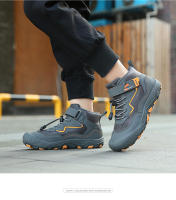 Botas de senderismo tobilleras de marca para niños, zapatillas de senderismo antideslizantes, calzado de escalada de montaña al aire libre, calzado deportivo Unisex para niños - details 19
