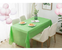Mantel desechable de plástico de Color sólido, cubierta para mesa de boda, fiesta de cumpleaños, paño de escritorio, cubiertas decorativas rectangulares, 1 Uds. - details 4