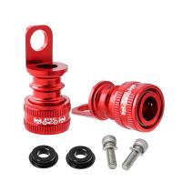 Adaptador de Pedal de liberación rápida de aleación de aluminio, Base de montaje de marco de bicicleta ultraligera antioxidante, hebilla QR anticorrosión - details 3