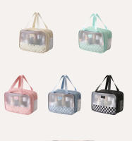 Bolsa de lavado separada en seco y húmedo para mujer, bolsa de almacenamiento de cosméticos, bolsa de artículos de tocador de viaje, accesorios de maquillaje de baño, funda con soporte para toalla, nuevo - details 2