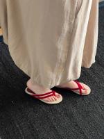 Chanclas planas, zapatos para mujer, ropa de verano, nuevo diseño de nicho casual, playa, vacaciones, sandalias con punta abierta. - details 23