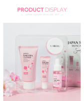 LAIKOU Sakura-Juego de cuidado de la piel, limpiador Facial, crema Facial, esencia, crema para ojos, producto para el cuidado de la piel, Kit de 4 Uds. - details 3