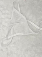 Conjunto de falda y tanga sexy para mujer, estilo europeo y americano, con tiras de encaje y diseño sin espalda. - details 12