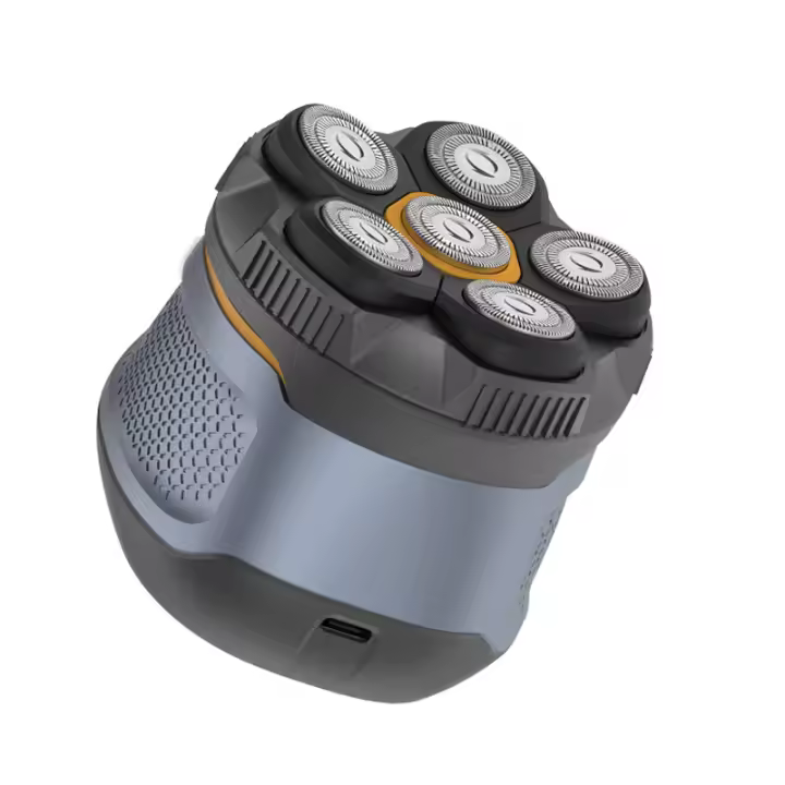 Afeitadoras de cabeza para hombres calvos, maquinilla de afeitar eléctrica magnética 6D con motor de alta velocidad de 2 engranajes para un afeitado rápido, resistente al agua IPX6, maquinilla de afeitar hipoalergénica en seco/húmedo con pantalla LED y bl - 1