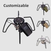 Wellhike Black Spider Villa con tarjeta plegable, utensilios de cocina para acampar, estufa de barbacoa, estufa de gas - details 0
