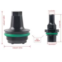 Kit de cubierta de aluminio PCV Vae Cap para motores N54 E90 E91 E92 E82 E88 E89 E60 E61 E71 Twin Turbo 11127565284 - details 0
