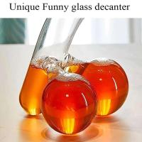 Botella de cristal para fiesta con alcohol de whisky con alto contenido de borosilicato para hombre, regalo de cumpleaños único y divertido - details 5