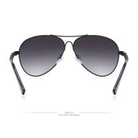 Gafas de sol de aleación polarizadas con gradiente para hombre y mujer, gafas de sol de piloto, gafas de sol con espejo - details 10