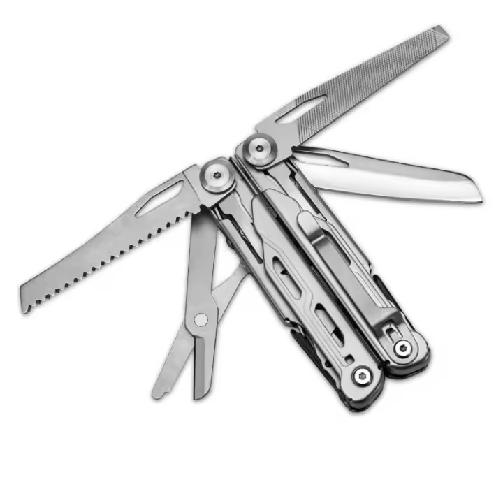 Cuchillo Plegable de Mujeres Daicamping DL10 Multitool EDC Herramientas de Supervivencia al Aire Libre con Abrazadera y Clip Tijeras - 1