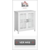 Armario de Almacenamiento Blanco Brillante 2 Puertas, 2 Cajones, Marco Ajustable para Cocina, Dormitorio, Salón 79x36x74 cm - details 18
