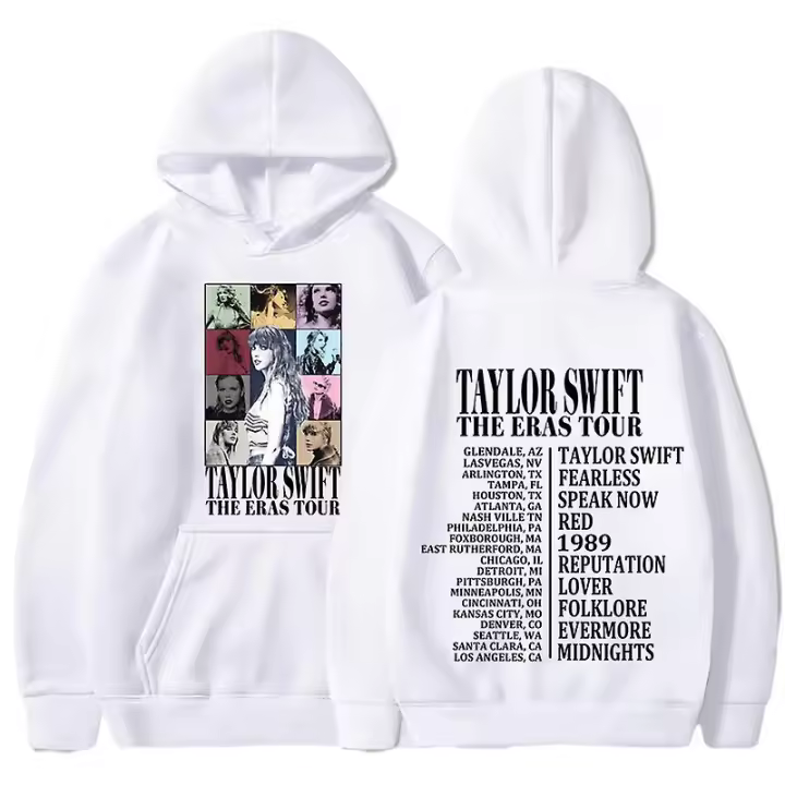 Taylor Swift The Eras Tour Hoodies Womens Mens Unisex Hooded Sweatshirt Pullover Tops Casual Blouses Gifts - 1