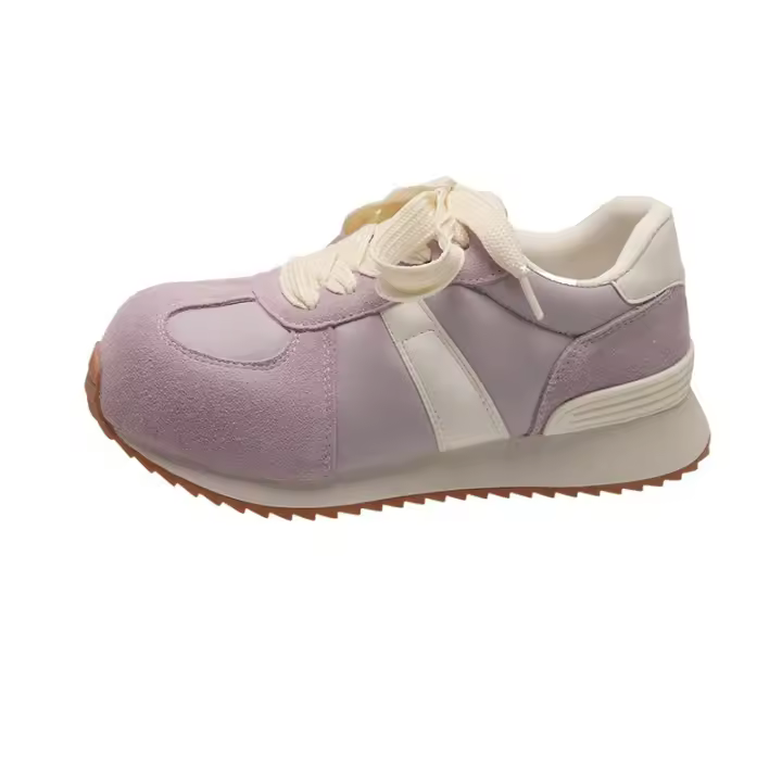 Zapatillas de deporte ligeras para mujer Primavera-Otoño 2025 Estilo clásico Commuter con aumento de altura Plataforma de moda versátil para estudiantes - 1
