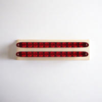 Barra de luz de remolque roja, luces de remolque cerradas impermeables para camioneta utilitaria, 11 LED - details 1