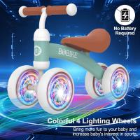 Bicicleta sin pedales para niños a partir de 1 año de equilibrio, juguetes para bebés de 1 año, bicicleta para bebés con 4 ruedas para bebés de 10 a 24 meses, primera bicicleta para niños y niñas como regalo - details 9